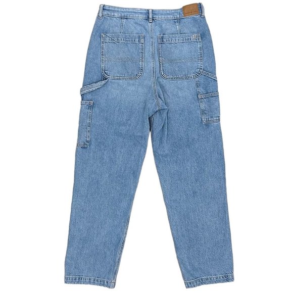 American Eagle Highest Rise 90s Boyfriend Carpenter Jeans in Medium Wash Denim - Picture 3 of 16